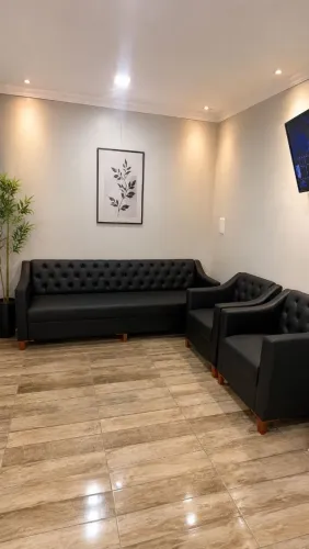 Kit Sofá 2m + 2 Poltronas para Recepção