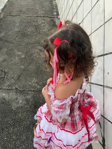 Vestido Junino 3 anos