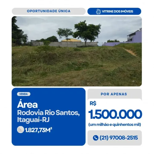 #VENDO Área na Rodovia Rio Santos, Itaguaí-RJ.