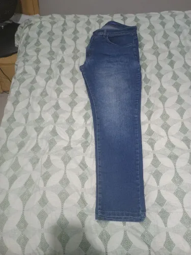 Calça jeans slim masculina 48