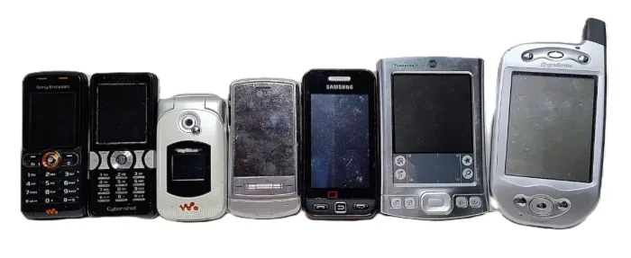 Lote Celulares Antigos Samsung Sony Ericsson Palm Gradiente leia a Descrição