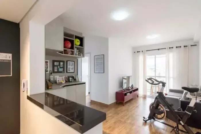 Apartamento à venda na Vila Pires, Santo André | 2 dorm, 1 suíte, varanda gourmet e 2 vaga