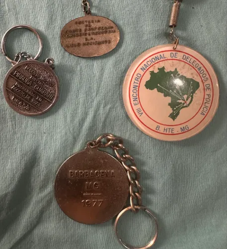 são chaveiros de eventos oficiais, órgãos públicos e encontros (ADEPOL, POLÍCIA CIVIL) 