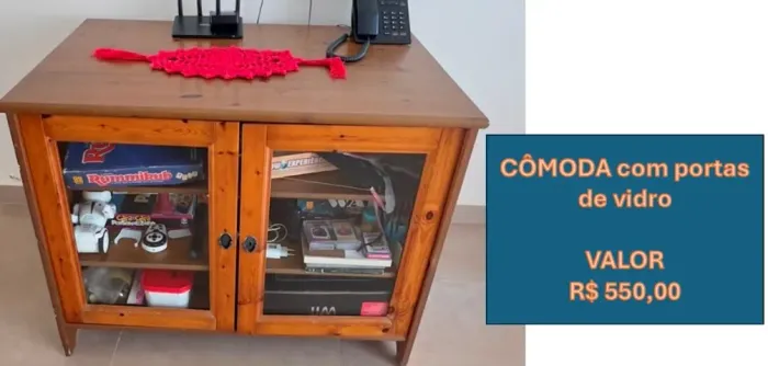 CÔMODA_PORTAS DE VIDRO