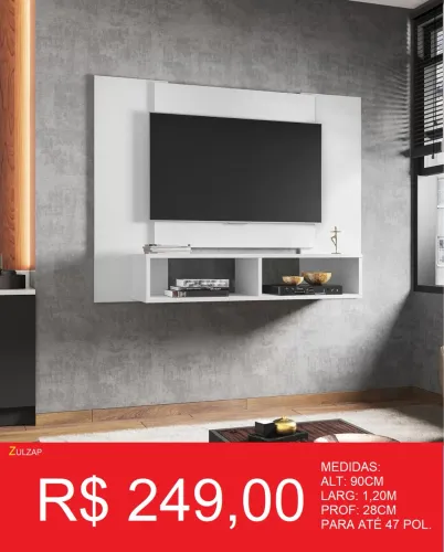 Painel - entrega e montagem gratuita