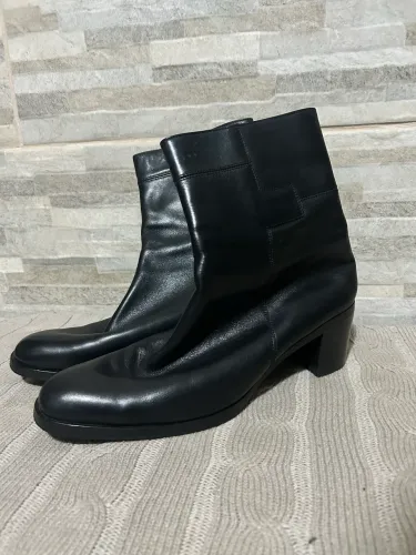 Bota de couro Argentina preta Febo 38