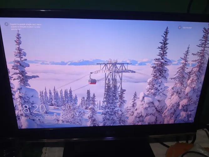 Computador Completo i3+ Placa de vídeo+ Monitor TV Full HD