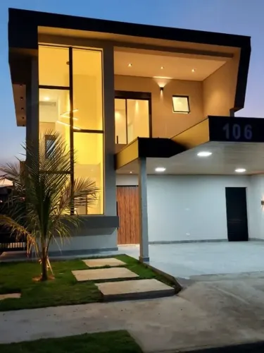 Sobrado Nova Arquitetura Moderna no Condominio Vereda do Campos
