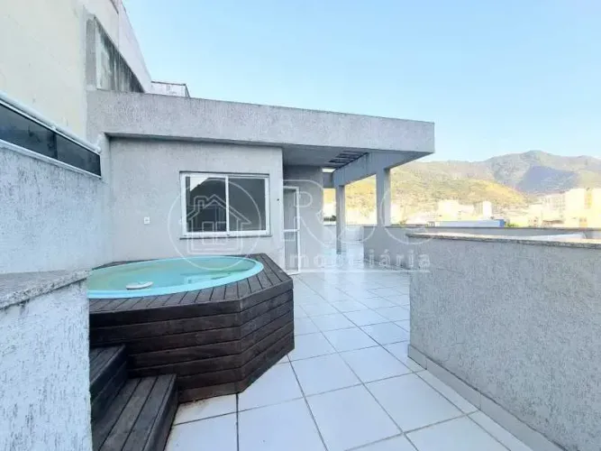 Duplex para venda possui 138 metros quadrados com 3 quartos em Tijuca - Rio de Janeiro - R