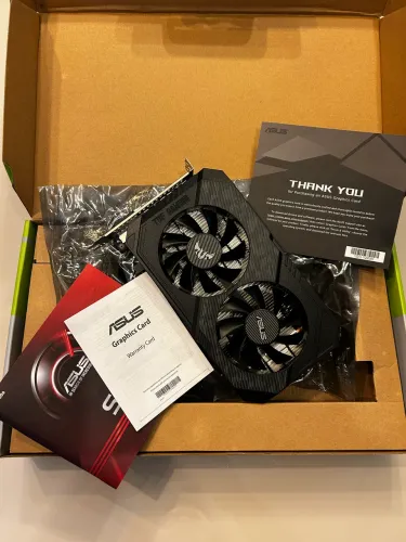 Placa de Video Asus TUF Gaming GTX 1650 8GB - Estado de nova