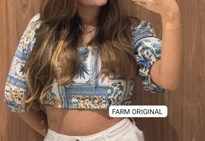 TOP DA FARM TAMANHO P E M