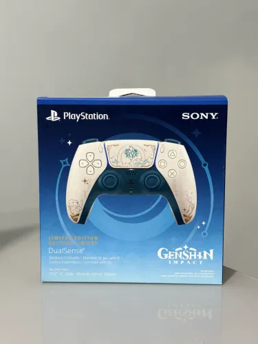 Controle Sem Fio DualSense - Edição Limitada Genshin Impact LACRADO NOVO COM GARANTIA