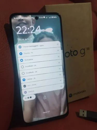 Celular motoG 35 5G semi novo.