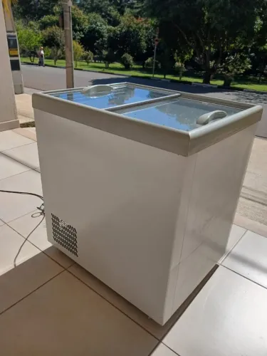 Freezer Expositor Horizontal Gelopar 220L - Tampa de Vidro (127V)