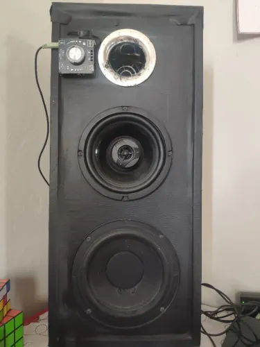 Caixa de Som Potente Amplificada Completa - Som Forte por R$ 499