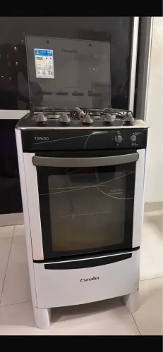 Fogão Ideal Top 4 Bocas Mesa De Inox Bivolt Esmaltec