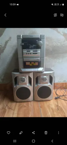 Vendo aparelho de som 150,00