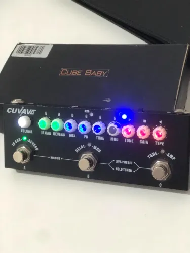 Pedal de Efeitos Cube baby da Cuvave - Oportunidade