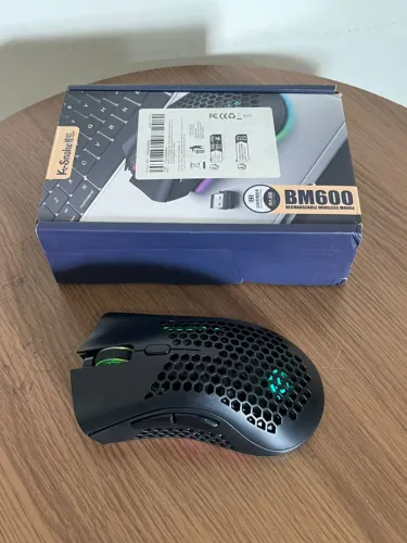Mouse Gamer Sem Fio Recarregável K-Snake BM600