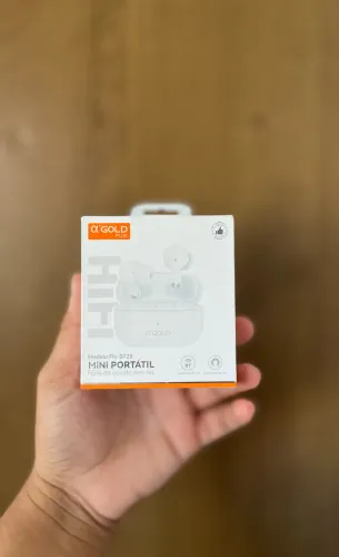 Fone de ouvido Bluetooth A?Gold - ENTREGA A DOMICÍLIO
