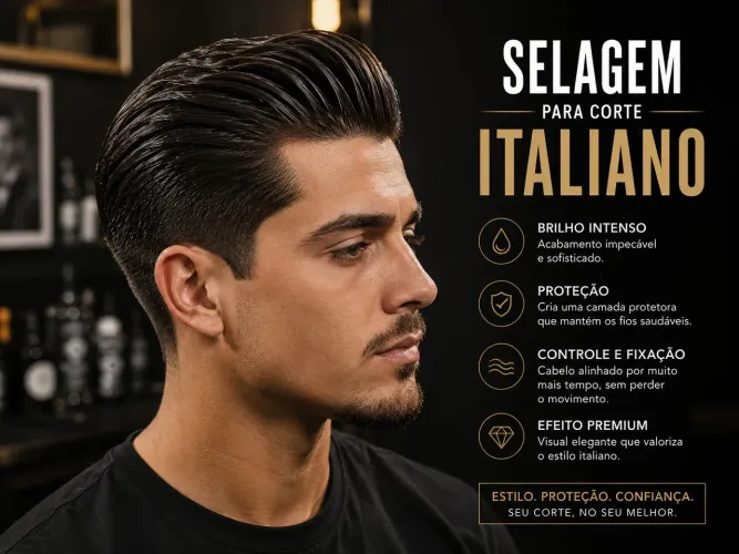 Selagem(alisamento) para cabelos masculinos 