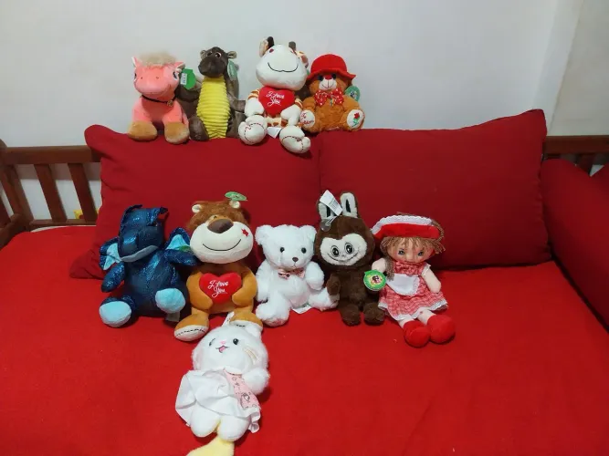 Pelucias novas cada..diversas