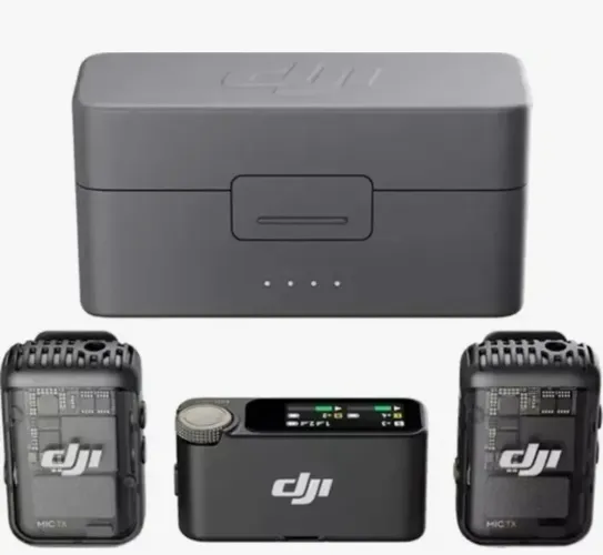 Microfone Dji Mic 2 (2tx Microfone + 1rx Receptor + 1 Case)