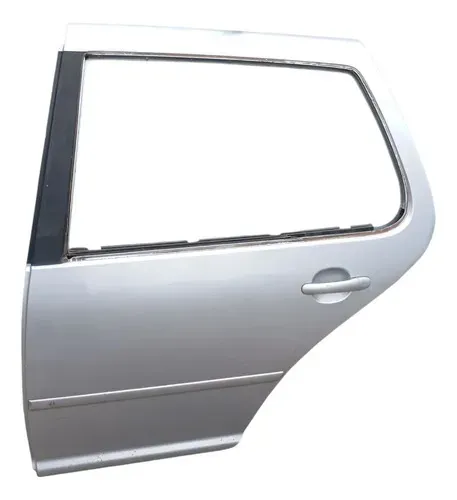 Porta Traseira Esquerda Prata Vw Golf 1999 2006 1j6833311e Traseira Esquerda Prata