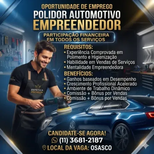 Polidor Automotivo Empreendedor (Comissão + Participação) - Osasco