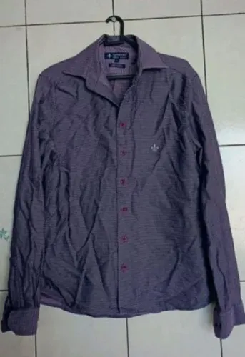Camisa social masculina Dudalina tamanho P 