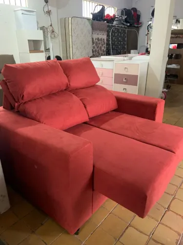 Sofá 2 lugares retrátil e reclinável