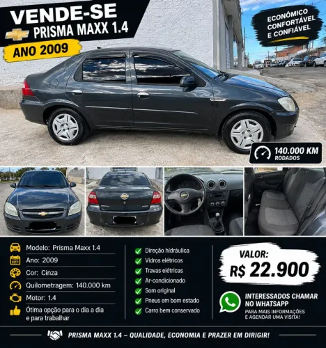 Chevrolet Prisma Sed. Maxx/ LT 1.4 8V Econof. 4P 2009