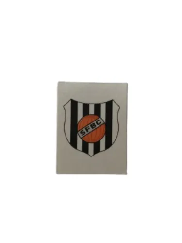 Figurinha 001 - 1° Escudo 1913 Em Tecido - Santos 100 Anos