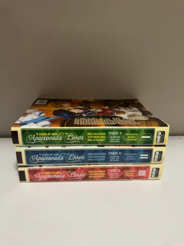 MANGÁ O Sonho De Uma Apaixonada Por Livros 1-3 Semi-Novo Perfeito estado
