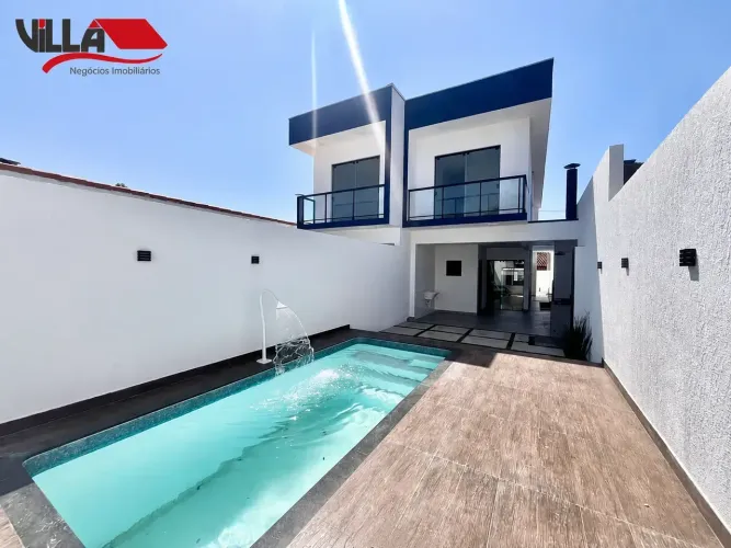 SOBRADO COM PISCINA À VENDA NO PORTO NOVO  CARAGUATATUBA/SP