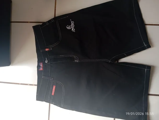 Jorts preto JNCO JEANS