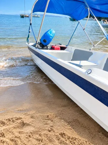 Bote artesol motor Yamaha 40 hp partida elétrica