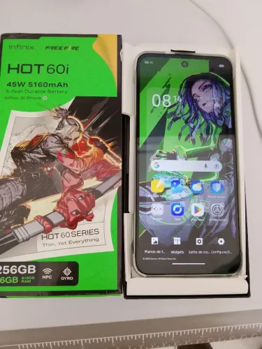 Celular Infinix hot 60i novo