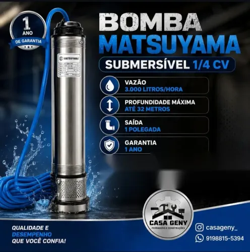 Bomba submersível 