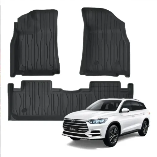 Tapete Automotivo 3D Borracha TPO - BYD Song Pro | 3 Peças<br>