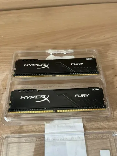 Kit 2 Memória Ram Ddr4 8gb 2666mhz Kingston Hyperx Fury Gamer (Usado)