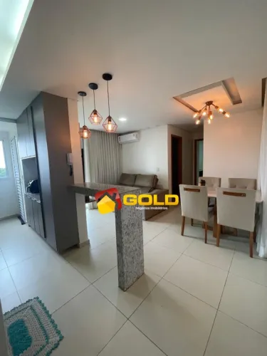 Apartamento Mobiliado para Locação em Uberlândia, Grand Ville, 2 dormitórios, 1 suíte, 2 b