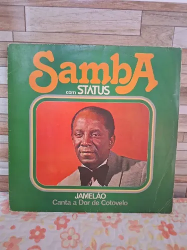 LP Jamelão - Samba com Status (1978) - Disco de Vinil