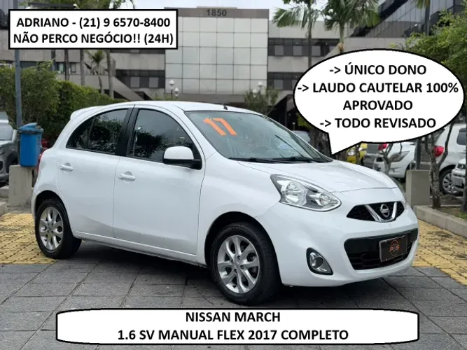 Nissan March SV 1.6 16V Flexstart 5P Mec. 2017