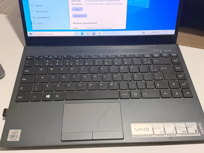 Notebook vaio i3 10 geração