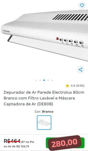 Depurador de ar Eletrolux