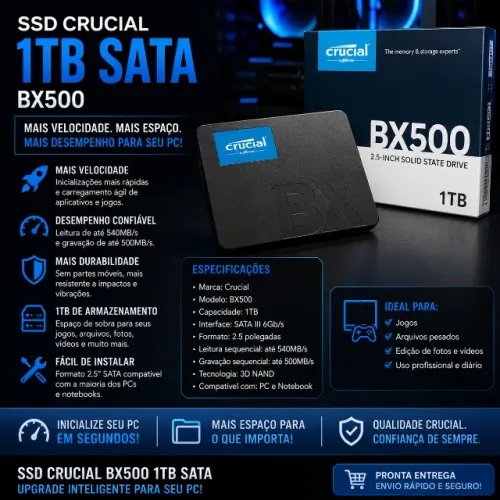 ssd sata 1tb crucial