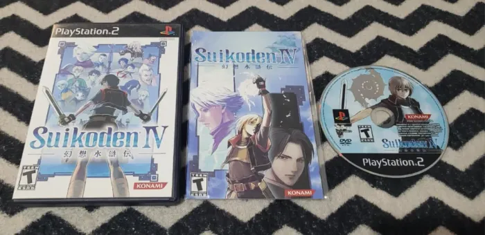 Jogo Suikoden 4 Americano Original para PS2 Playstation 2