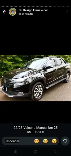 Fiat Strada Volcano 1.3 Flex 8V CD 2023