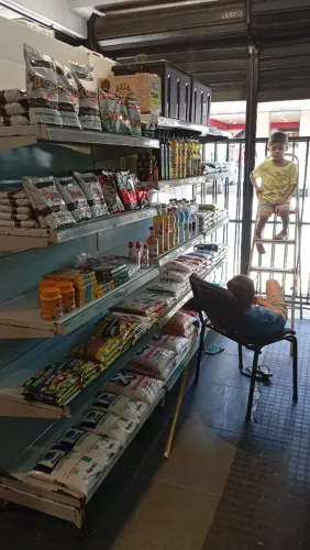 prateleiras de supermercado 